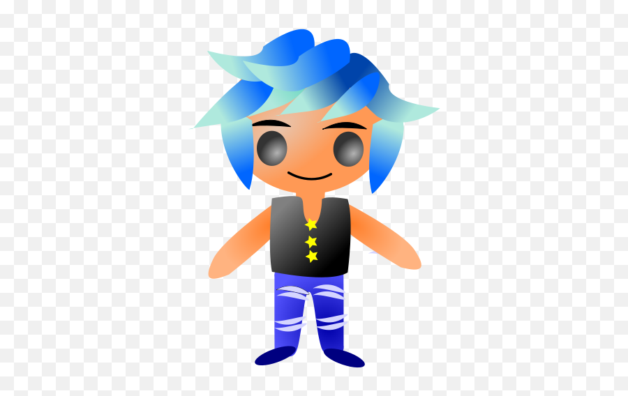 Free Clipart 33 Wuhon - Blue Hair Emoji,Clipart Emoticons Yea