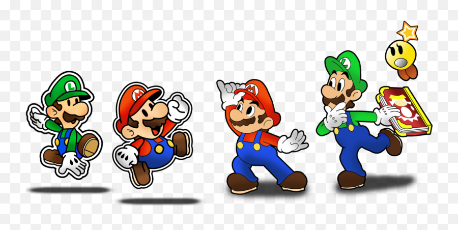 Dash Jump And Glide Into Mario And Luigi Paper Jam - Mario And Luigi Paper Jam Paper Luigi Emoji,Does Princess Peach Plays With Mario Luigi And Bowser's Emotions