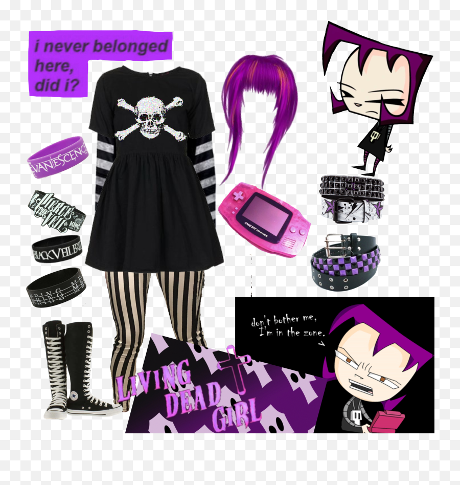 Invaderzim U0026 Similar Hashtags Picsart - Girly Emoji,Fanfiction Zim Dib Antenna Emotion