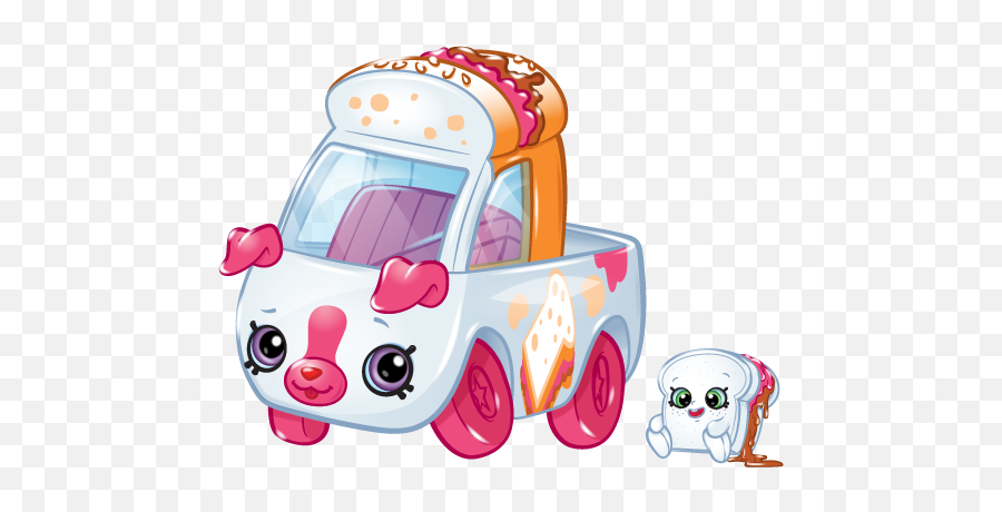 Shopkins Cutie Cars Peanut Butter Pickup Series2 Qt2 - 18 Car Emoji,Emotions Of Forky