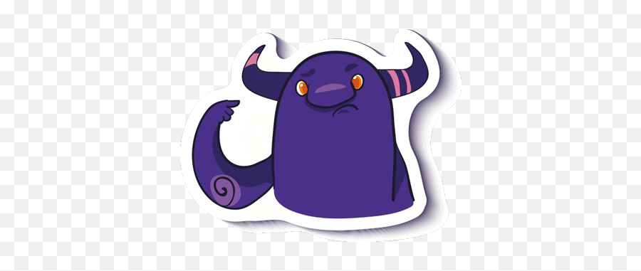 Crazy Purple Monster - Stickers For Imessage By Edb Group Emoji,Pruple Hron Emoji