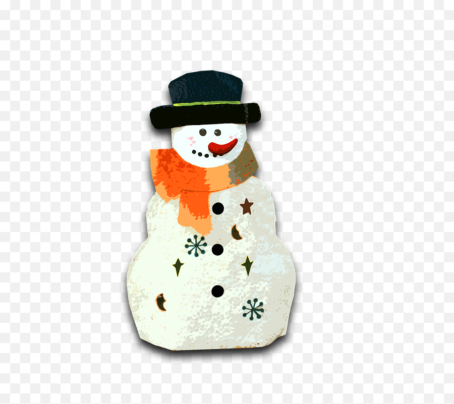 Cute Snowman Free Png Image Png Arts Emoji,Snow Man Emoji Png