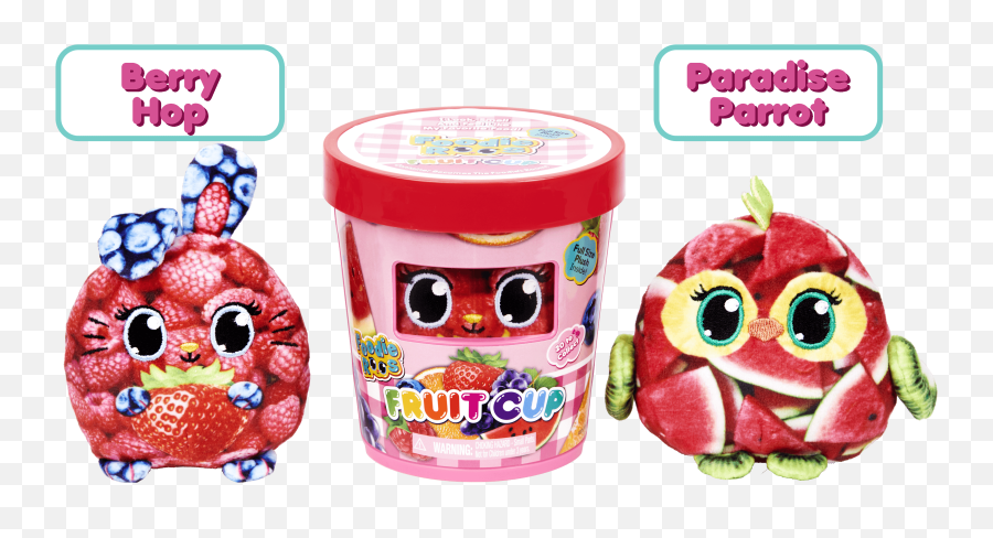 Foodie Roos - Snackaroo Plush Soda Edition Surprise Squeezable Emoji,Emojis Images Doh