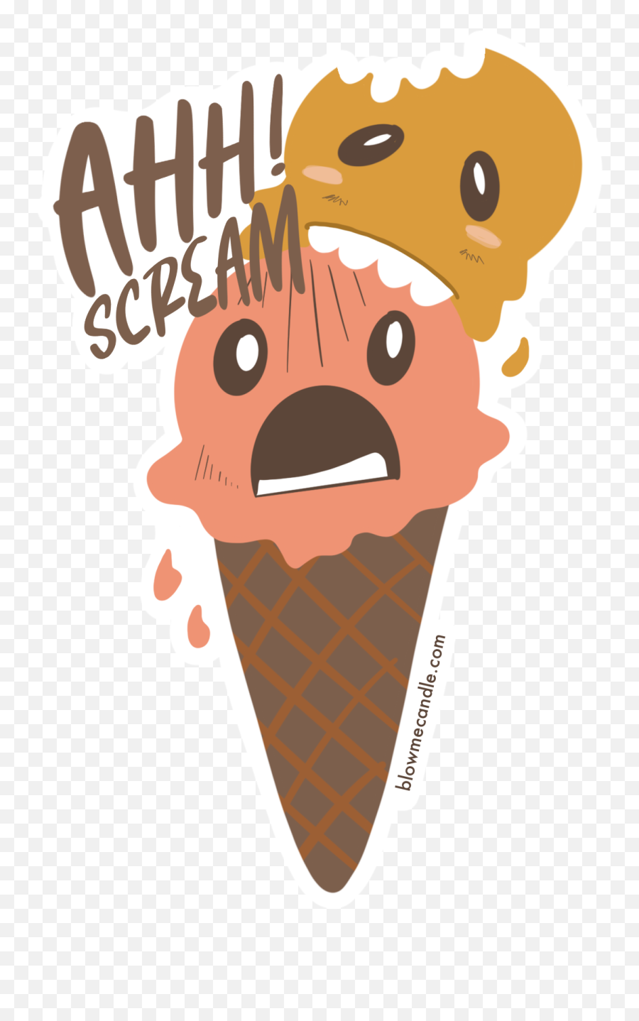 Ahh Scream Sticker Emoji,Ointment Emoji