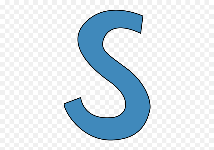 Blue Letter S Clipart - Clip Art Library Emoji,Emoji Letter S