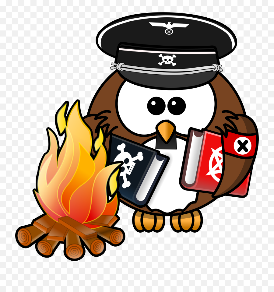 Nazi Owl Clipart Free Download Transparent Png Creazilla - Cartoon Owl Emoji,Fascist Emoji