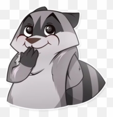 Telegram Sticker From Jaxon Jed Raccoon Pack Emoji,Raccoon Emojis