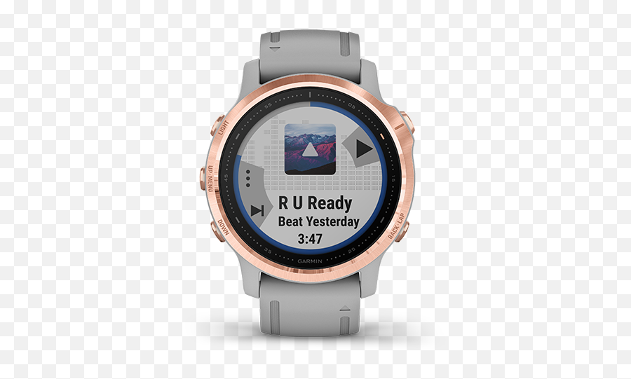 Fnix 6s - Fenix 6s Rose Gold Tone With Powder Gray Band Emoji,Swim Run Bike Emoji