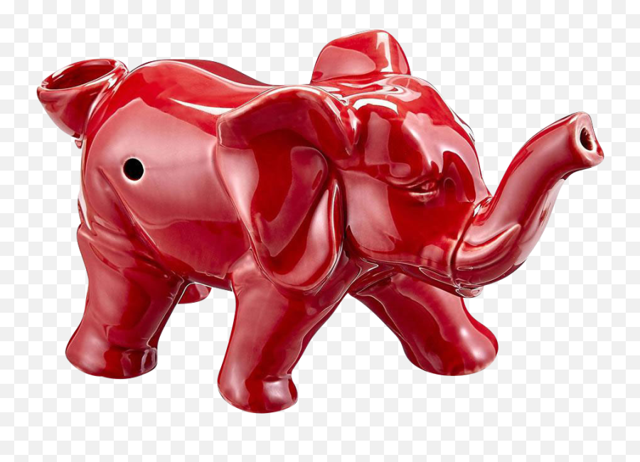 Lucky Elephant Ceramic Pipe - Elephant Lucky Pipe Emoji,Winkie Emoji