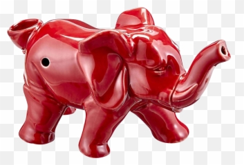 Lucky Elephant Ceramic Pipe - Elephant Lucky Pipe Emoji,Winkie Emoji