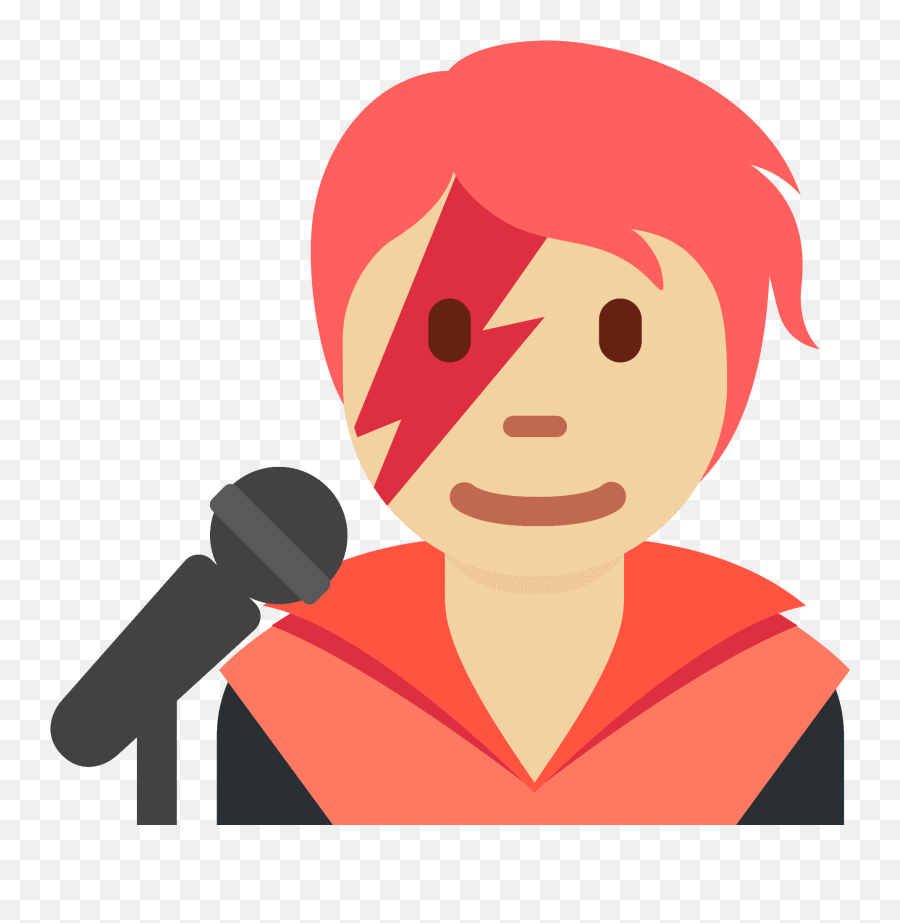 Singer Emoji Clipart Free Download Transparent Png Creazilla - Lg,Twitter Icon Emoji