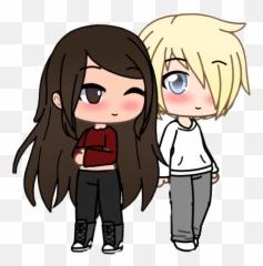 Devil Angel Love Couple Cute Gacha Sticker By Lilly Emoji,Two Angels Two Devils Emoji