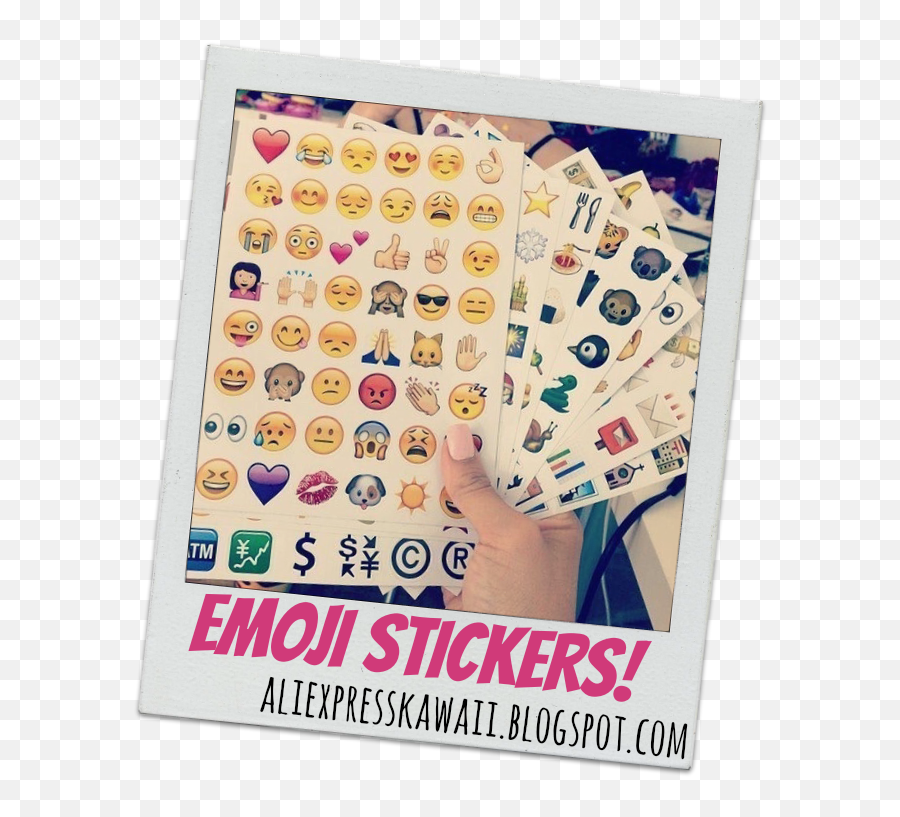 Aliexpress Kawaii Shopping Stickers Emoji - Dot,Popular Emojis 2016