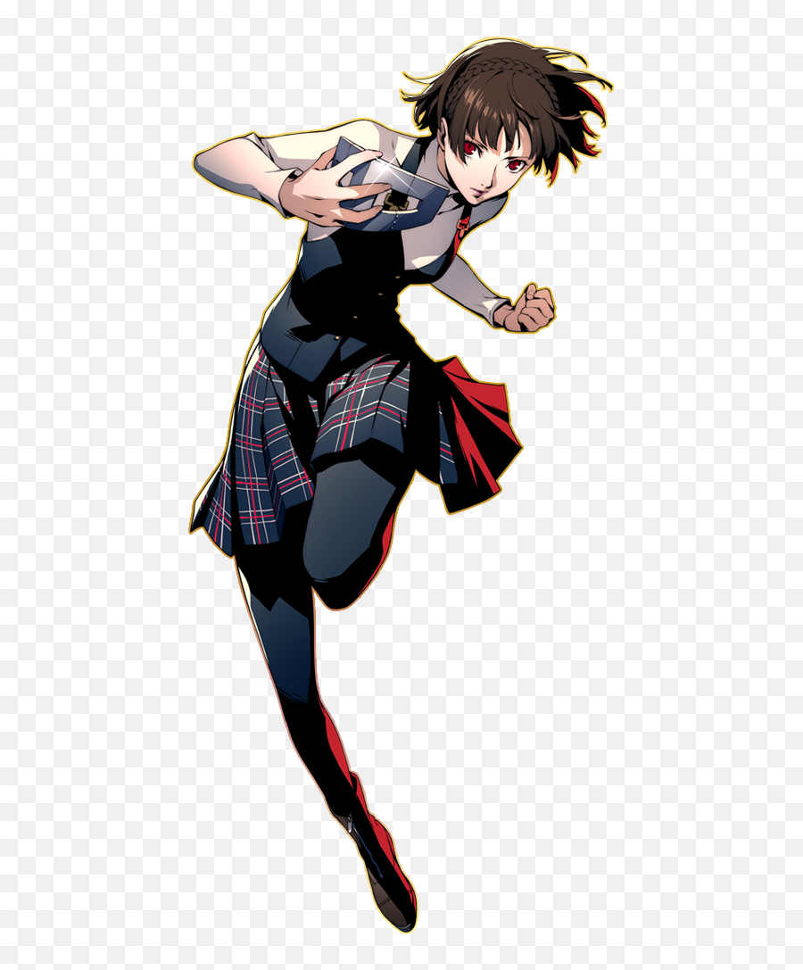 Supporting Characters That Completely - Makoto And Ann Persona 5 Art Emoji,Cactuar Emoji