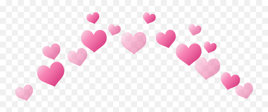 Heart Crown Png Hd Png Pictures - Vhvrs Heart Filter Emoji,Blue Heart Emoji