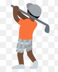 Person Golfing Emoji Clipart - Golf,Golf Emoji Free