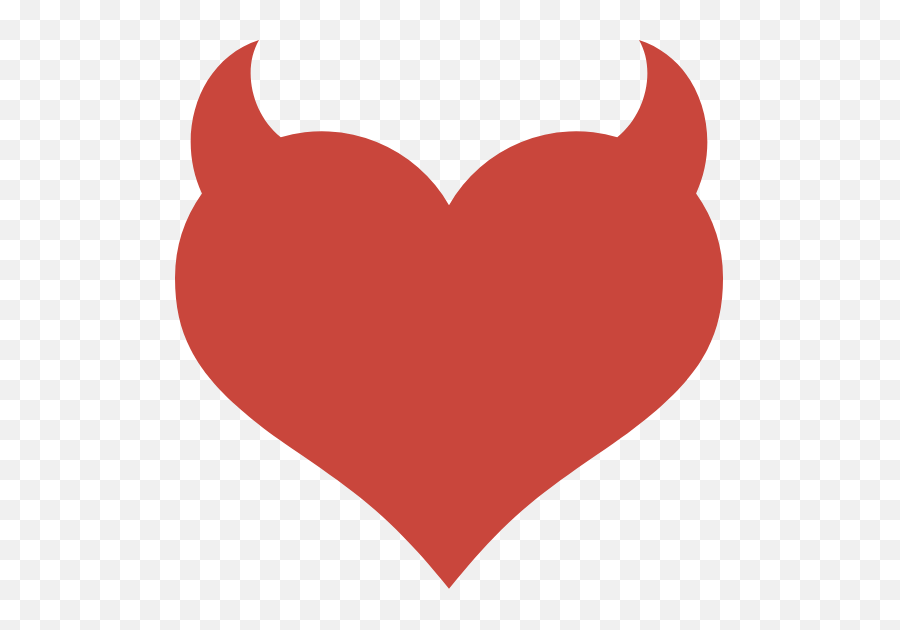 Solid Horned Heart Graphic - Emoji Free Graphics U0026 Vectors Altes Museum,Red Heart Emoji
