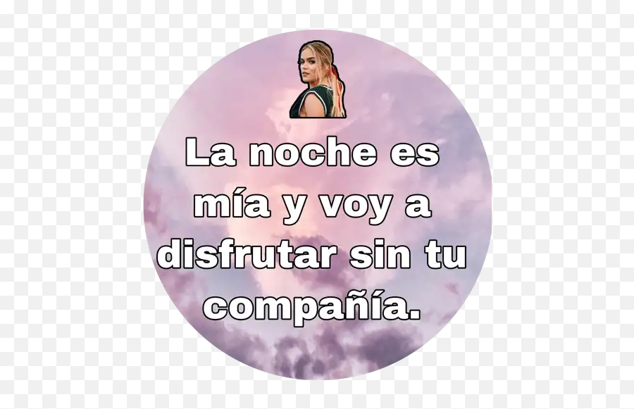 Frases De Karol G Stickers Para Whatsapp - Imagenez Con Frase De Tusa De Karol G Emoji,Imagenes De Emojis Con Con Frases De Para Whatsapp