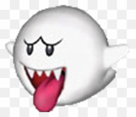 Boo - Mario Cart Ghost Emoji,Booing Emoticon