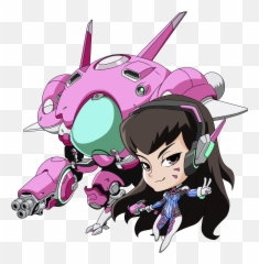Dva Cute Sprays - Overwatch Cute Spray D Va Emoji,Dva Emoji