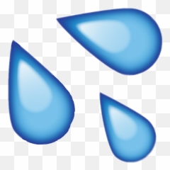 Water Wateremoji Whatsapp Emoji Emojis - Imagenes De Lagrimas De Emojis,Whatsapp Emoji