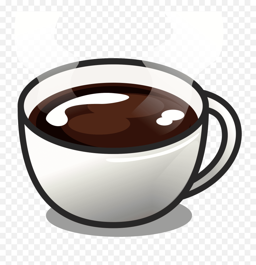Hot Beverage Emoji Clipart - Emoji Coffee,Hot Beverage Emoji