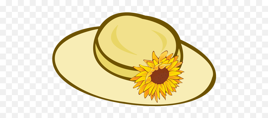 Straw Hat Clipart - Clip Art Library Sun Hat Clipart Emoji,Straw Hat Emoticon