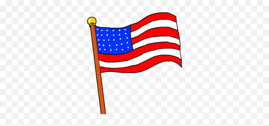 American Flag Gif - Gifcen Transparent American Flag Gif Emoji,Emoticon For Us Flag