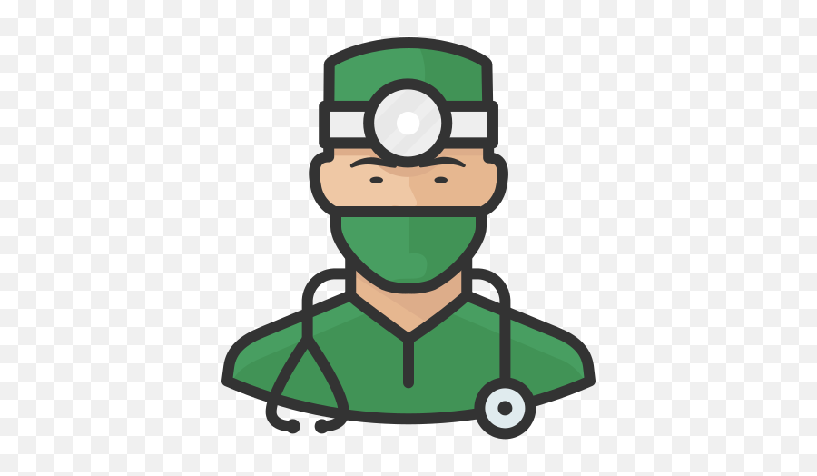 Surgeon Asian Male People Avatar Free Icon Of Health - Surgeon Emoji,Asian Character Emoticons