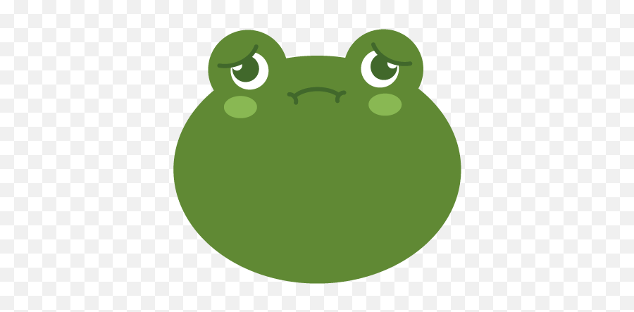 Frog Smiley Emoji Stickers By Anping Li - Dot,Catus Emoji Clip Art