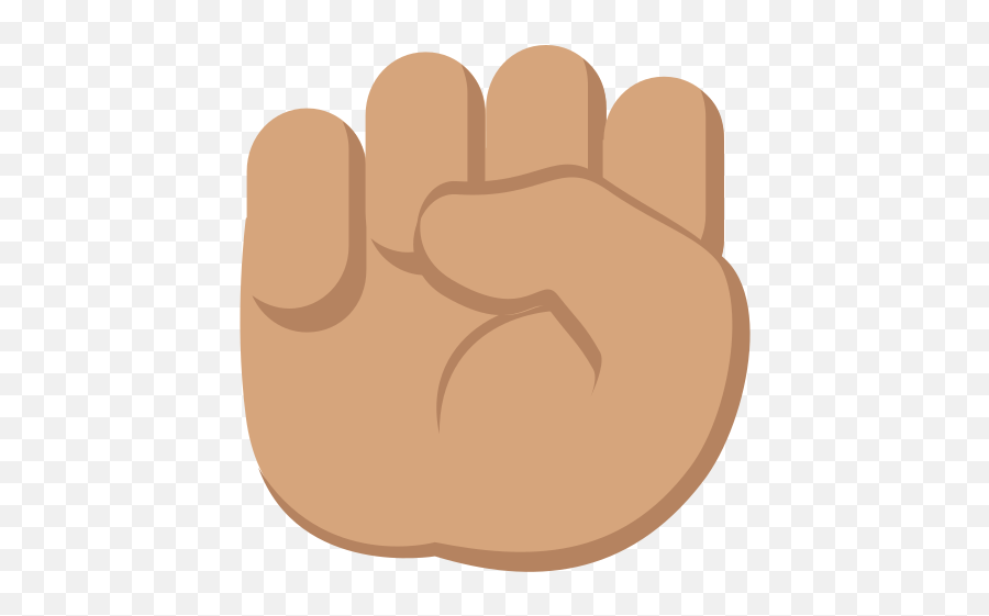 Raised Fist Medium Skin Tone Emoji High Definition Big - Fist,Emoji With Fist