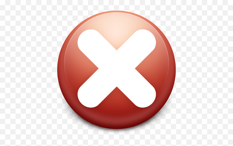 Red - Free Icon Library Cancel Icon Jpg Transparent Emoji,Red Star Emoticon