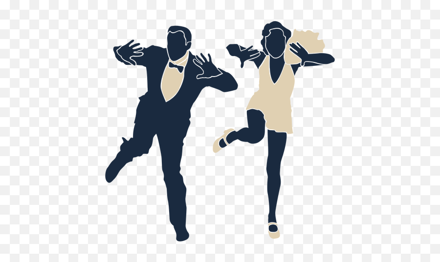 Dance Logo Swing Dancing Couple - Kick Emoji,Running Man Dance Move Emoticon
