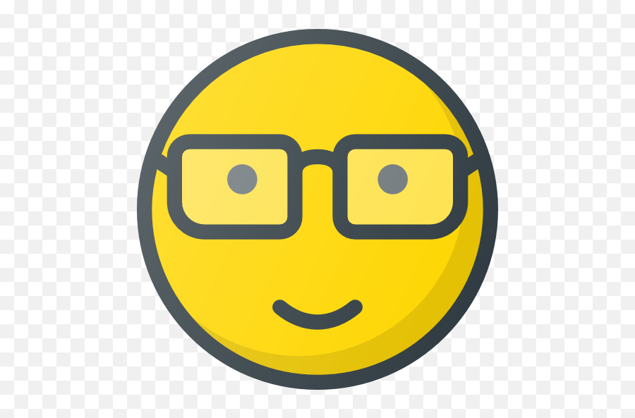 Free Icon - Happy Emoji,Nerds Icon Emoticon