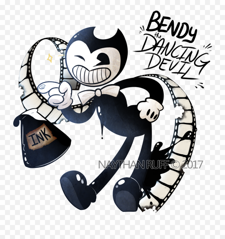 Art By Nvermor Studio Nvermorr Bendy And The Ink - Cartoon Emoji,Three Stooges Related Emoji