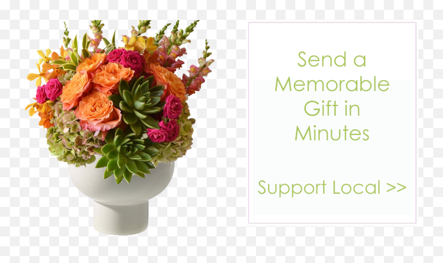 The Real Palm Springs Florist - Support Local Emoji,Virtual Flower Bouquet Emoticon
