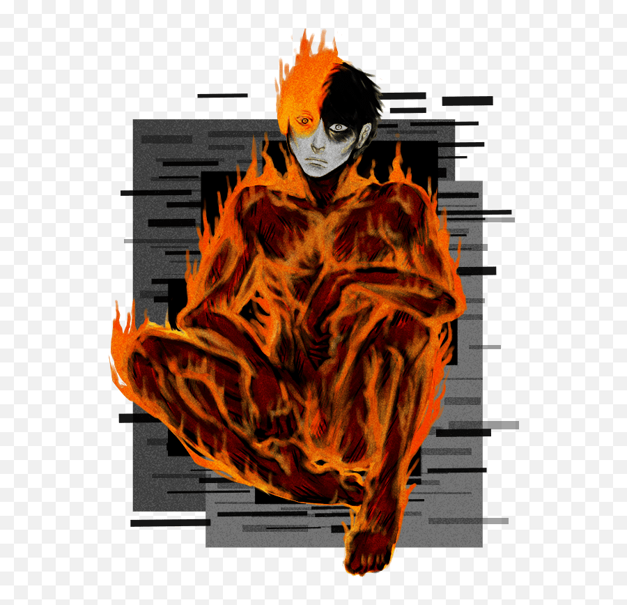 View 28 Fire Punch Agni Fanart - Yuita Wall Emoji,Punching Emoticon Tumblr