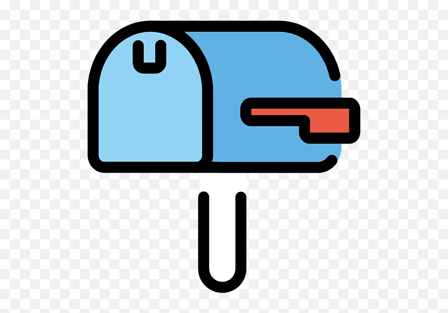 Closed Mailbox With Lowered Flag Emoji Clipart Free,Emojis Today Pictograms Yesterday