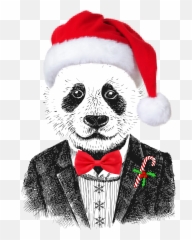 Santa Claus Panda Bear Hoodie Teeshirtpalace Emoji,Christmas Bear Emoji