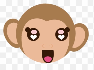 Monkey Emoji Sticker Pack - Happy,Tongue Dragging Emoji Picture