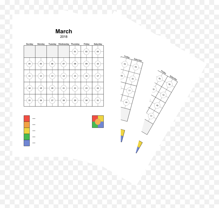 Five Habit Tracker Printable Pdf - Dot Emoji,Emotion Journal Template