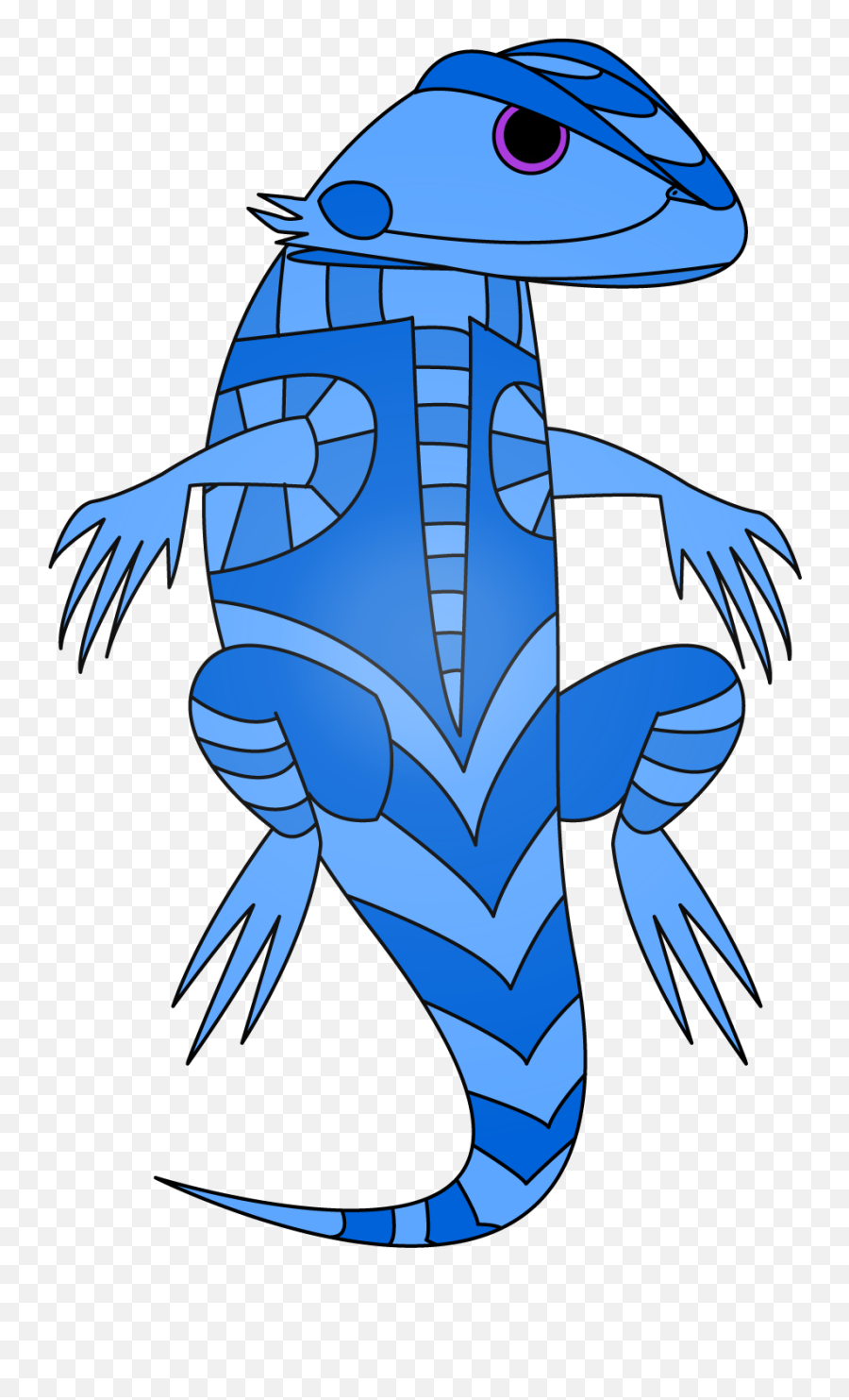 Blue Lizard Clipart - Full Size Clipart 2987358 Pinclipart Blue Lizard Cartoon Emoji,Blue Jay Emoji
