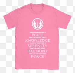 Peace Knowledge Serenity Harmony Force - Goat Cartoon Shirt Emoji,Darth Vader Emotions Shirt