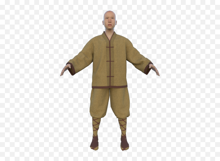 Monk - For Men Emoji,Emoji 3d Model