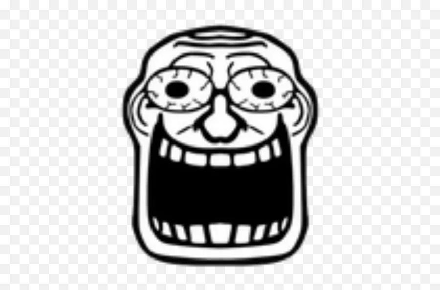 Cursed Troll Faces Free Download - Excited Troll Face Emoji,Troll Face Emoticons