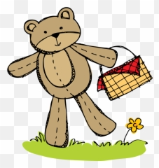 Teddy Bearsu0027 Picnic Clip Art - Picnic Png Download 1184 Clip Art Teddy Bears Picnic Emoji,Teddy Bear Emoticon Text
