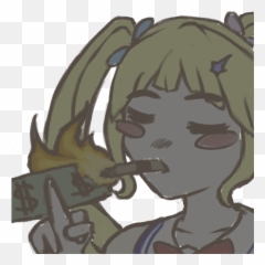 Breadna - Cigarette Emoji,Idk Emoji Girl