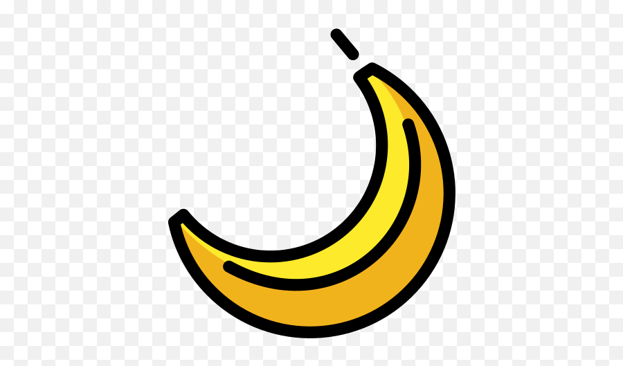 Emoji - Ripe Banana,Crescent Moon Calendar Emoji