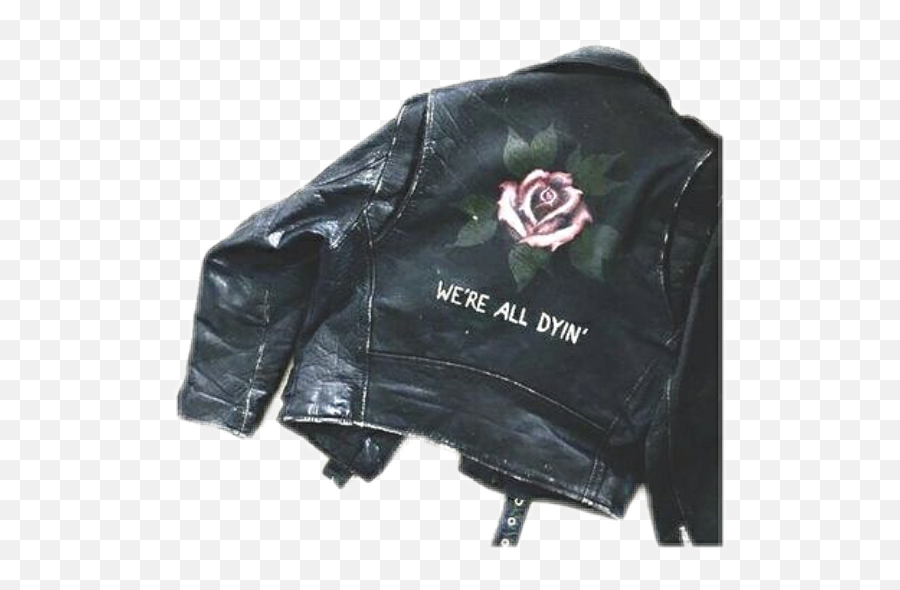 Jacketroseleatherleatherjacket Sticker - Rose Hathaway Aesthetic Emoji,Leather Emoji Stickers