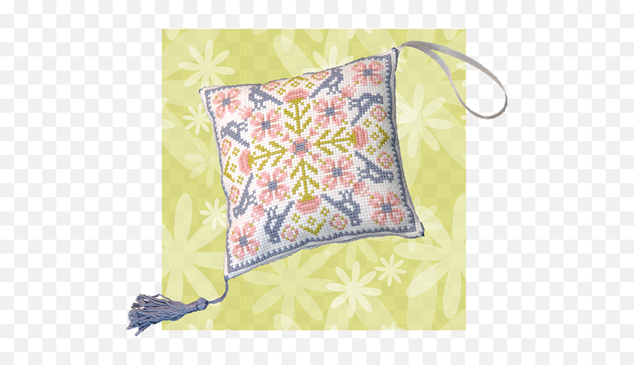 34 Sew A Cross Stitch Pillow - Sew At Home Decorative Emoji,Large Emoji Pillow